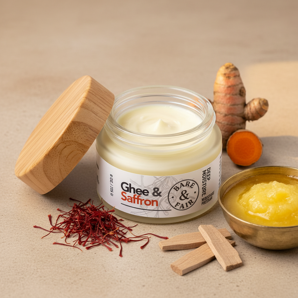Bare & Fair Ghee & Saffron Deep Moisture product